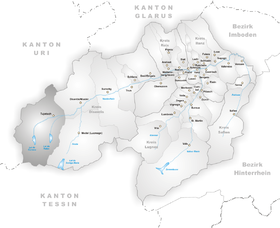 Karte von Sedrun