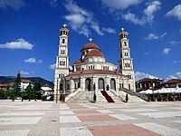 Ορθόδοξος Καθεδρικός Ναός της Αναστάσεως στην Κορυτσά.