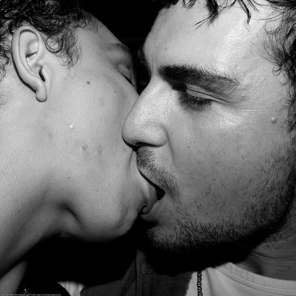 Gay deep kissing