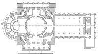 El plano del primer piso del cine "Octubre"