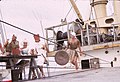 טקס חציית משווה באוניית צים "אשל" 1965.