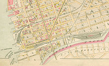 Map of industrial Hunters Point in 1891 LIRR 1891 Long Island City.jpg