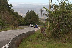 A section of Ruta Panorámica in Collores