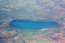 Aerial Photo of Lake Chala