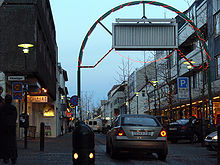 Laugavegur main street in downtown Reykjavik Laugarvegur01.jpg