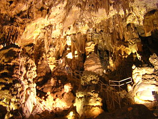 The inside of the cave