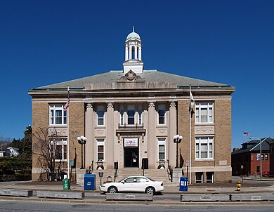Municipal Building, Leominster, 1913. Leominster City Hall.jpg