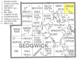 <span class="mw-page-title-main">Lincoln Township, Sedgwick County, Kansas</span> Township in Kansas, United States