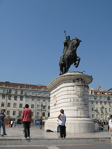 File:Lisboa, Estátua de D. João I (8).jpg