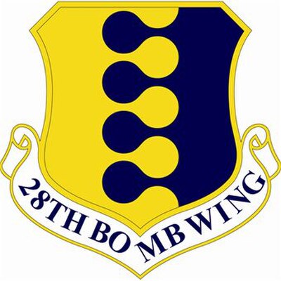 Image: Logo for the 28th Bomb Wing