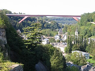 <span class="mw-page-title-main">Grand Duchess Charlotte Bridge</span> Bridge in Luxembourg City