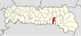 Location in Ialomița County