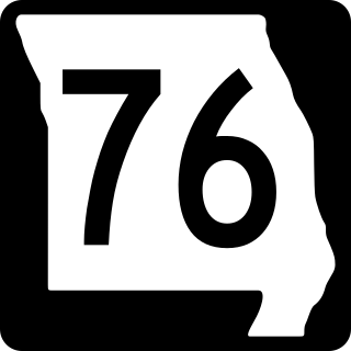 <span class="mw-page-title-main">Missouri Route 76</span> State highway in Missouri