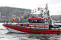Rescue ship Drottning Silvia (Queen Silvia) in front of the Royal Castle in Stockholm