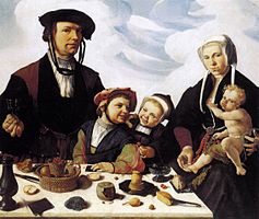 before 1532. Marten van Heemskerck. Family portrait