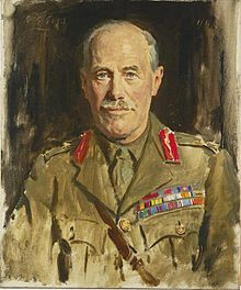 Un retrato del general de división William Norman Herbert