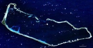 NASA-Satellitenbild von Majuro