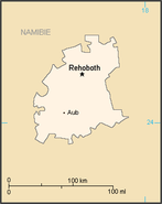 Location of Rehoboth area