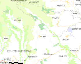 Map commune FR insee code 15033.png