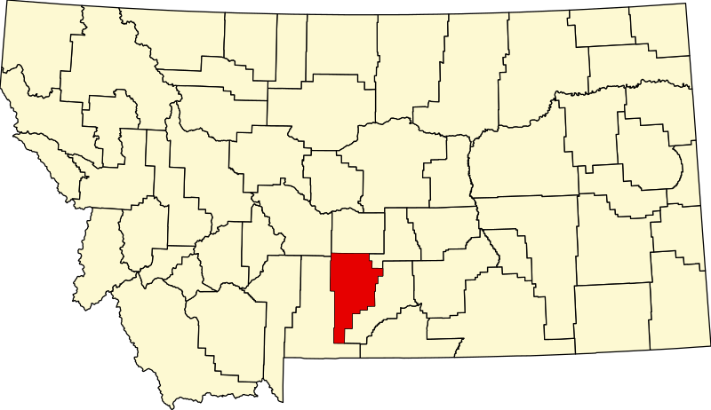 Fájl:Map of Montana highlighting Sweet Grass County.svg