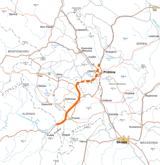 <span class="mw-page-title-main">R 7 (Kosovo)</span> Motorway in Kosovo