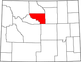 Contea di Washakie – Mappa
