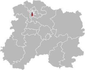 Poziția localității Cantonul Reims-2