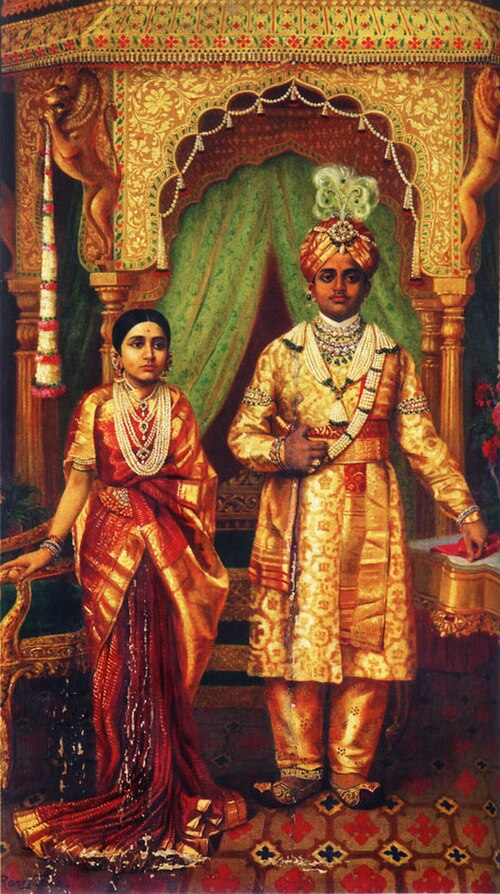 Marriage of Maharaja Krishnaraja Wadiyar IV and Yuvarani Pratapa Kumaribai of Kathiawar