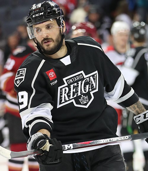Frk with the Ontario Reign in 2020
