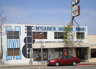 McCabes Guitar Shop Musical instrument store and live music venue in Santa Monica, California, USA