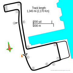 Tracciato di Circuito cittadino di Biscayne Bay