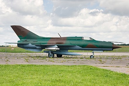 MiG-21 at Aleksotas Airport (S. Dariaus / S. Gireno), Kaunas (EYKS)