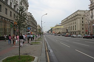 <span class="mw-page-title-main">Independence Avenue (Minsk)</span> Street in Minsk, Belarus