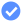 Dark blue tick icon