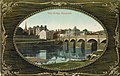 Postkaart sillaga Wye jõel, 1910