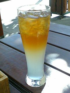 Arnold Palmer (drink) Beverage of iced tea and lemonade, named after the American golfer