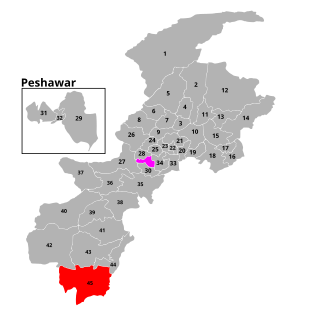 <span class="mw-page-title-main">NA-45 Dera Ismail Khan-II</span> Constituency of the National Assembly of Pakistan