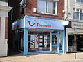 A branch of travel agent Thomson, in the High Street, Newport, Isle of Wight.
