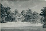 Garden interior with pavilion from old Frederiksberg property