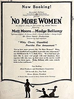 <i>No More Women</i> (1924 film) 1924 silent film