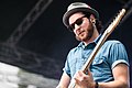 Håkan Almbladh (Guitar) of swedish Hardcore group Normandie at Bochum Total (2016), Heinz-Bühne, Bochum (DEU) /// leokr.de for Wikimedia Commons