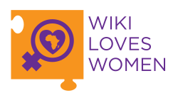 Official Wiki Loves Women logo for across Africa