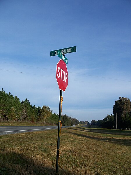 File:Old Bellamy Road sign01.jpg