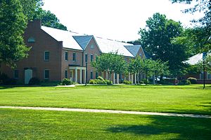 Student townhouses on campus Old townhouses.jpg