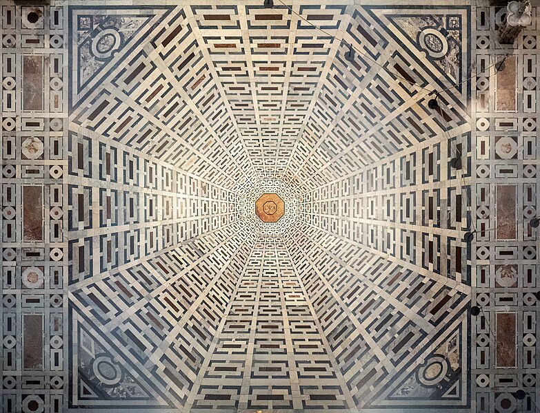 File:Optical illusion on the floor of the Duomo Firenze (61458).jpg