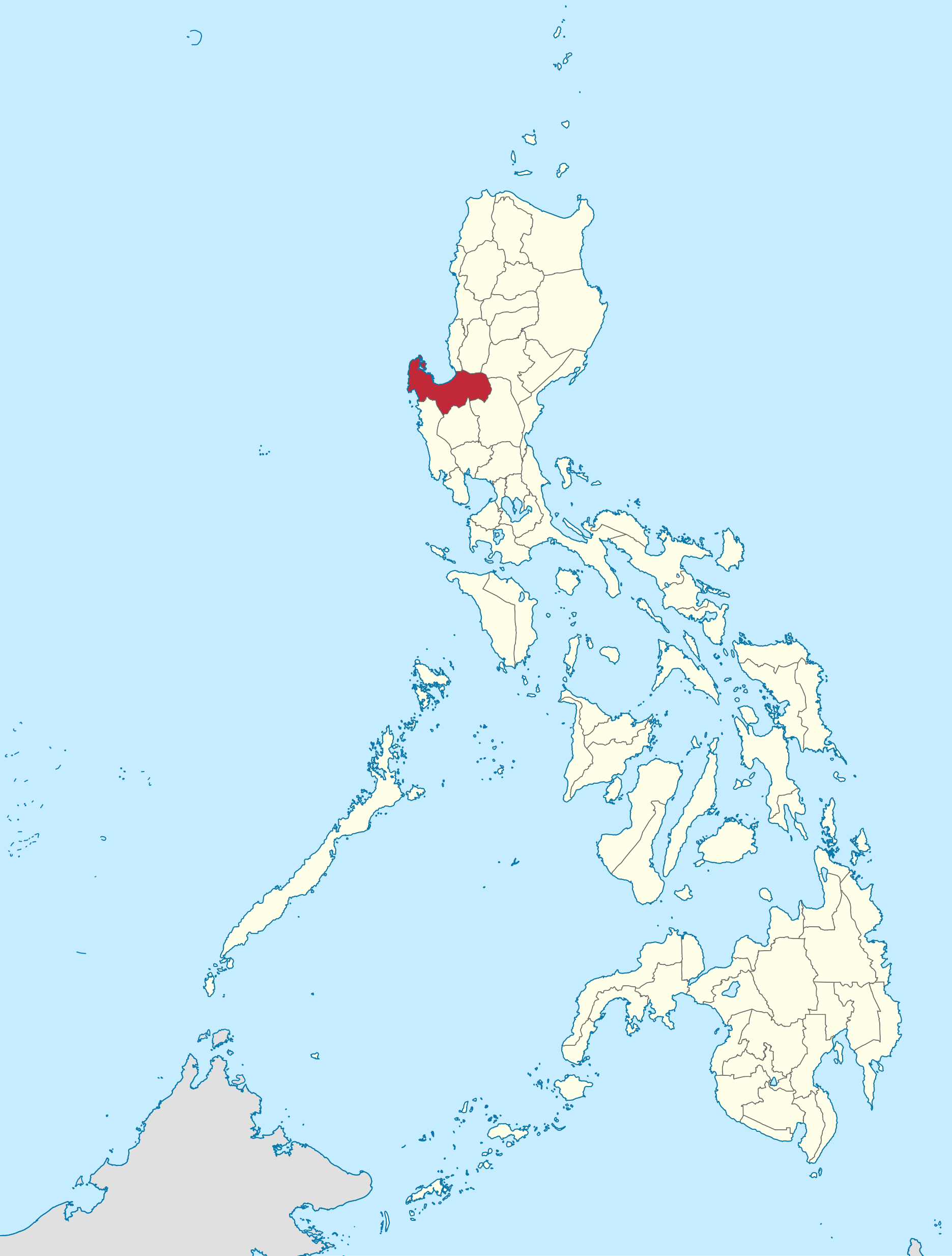 Pangasinan in Philippines.svg