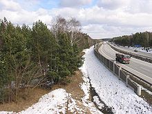 The A 115 cuts through the forest Parforceheide3.jpg