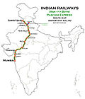 Paschim Express (Amritsar - Mumbai) Route map.jpg