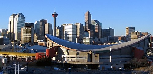 Calgary's population surpassed 1.15 million in 2013. PengrowthSaddledomeDay.jpg