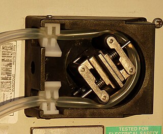 <span class="mw-page-title-main">Peristaltic pump</span> Type of pump